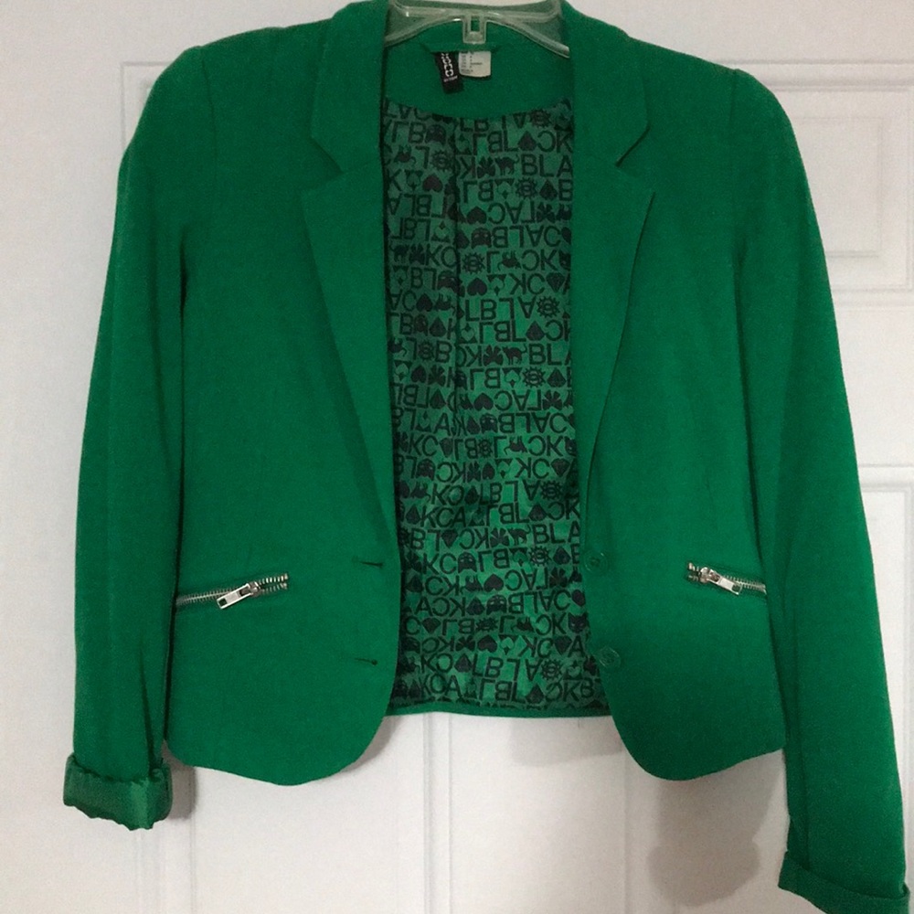 Green blazer